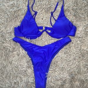 Royal Blue Two piece Swim Suit